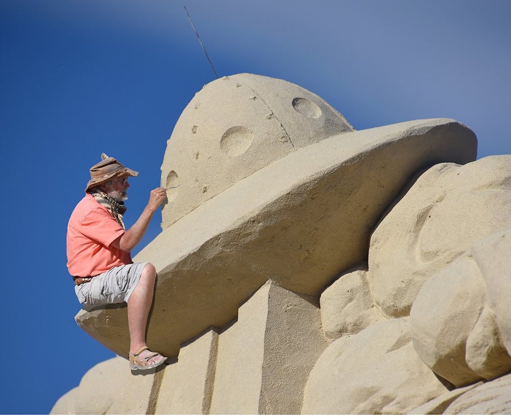 A massive sand sculpture competition is taking over Hampton Beach