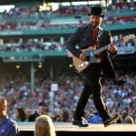 Zac Brown leads the Zac Brown Band in concert at Fenway Park. Josh Reynolds for The Boston Globe (Arts , johnstonm)