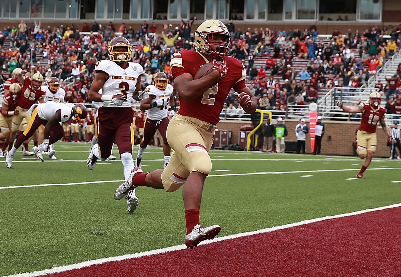 Boston College RB A.J. Dillon, school's all-time leading rusher