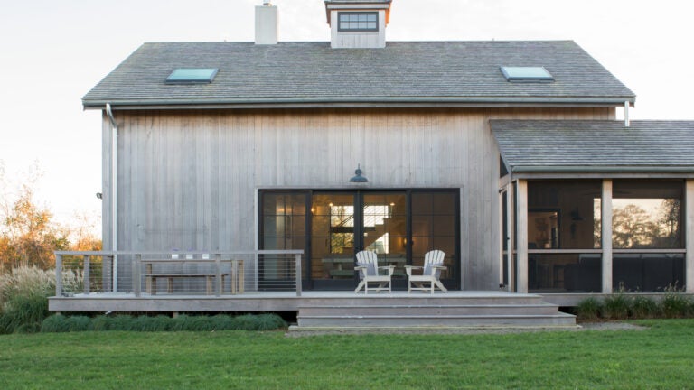 A beachfront barn becomes gathering place for a growing family