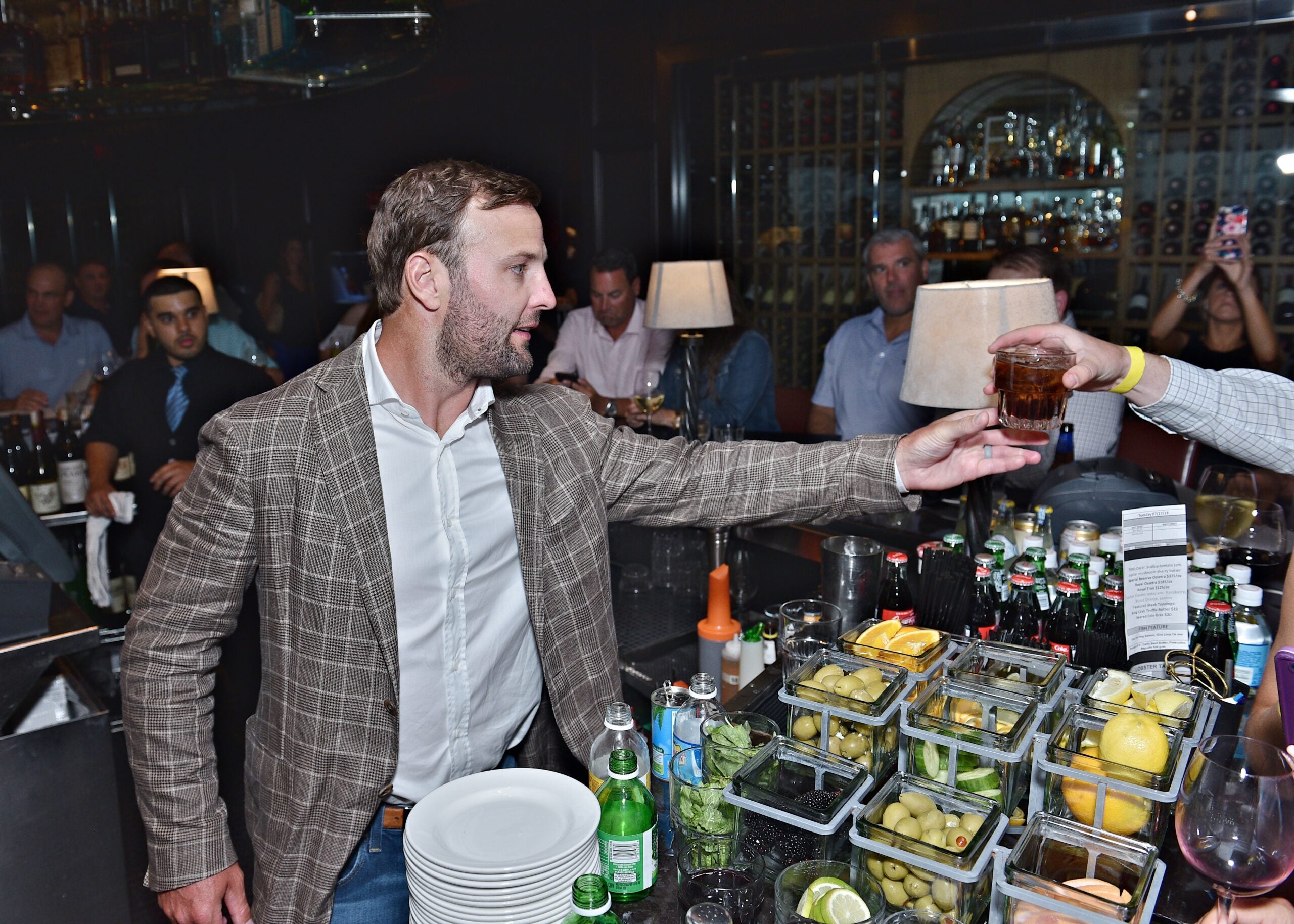 Wes Welker Wore a Bills Shirt and Threw a Party with Little People Waiters  (Picture)