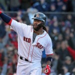 Hanley Ramirez in April, 2018.