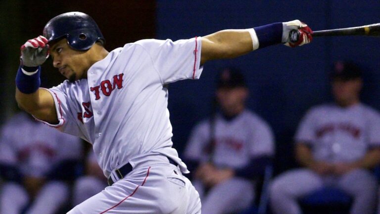 Boston Red Sox outfielder Manny Ramirez in 2001.