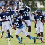 Malcolm Butler, Logan Ryan, Johnathan Cyprien, Rico Gafford