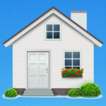 Illustration-White-House-Blue-Background