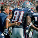 Randy Moss Bill Belichick
