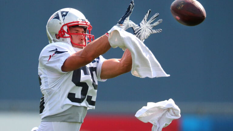 Braxton Berrios Patriots training camp