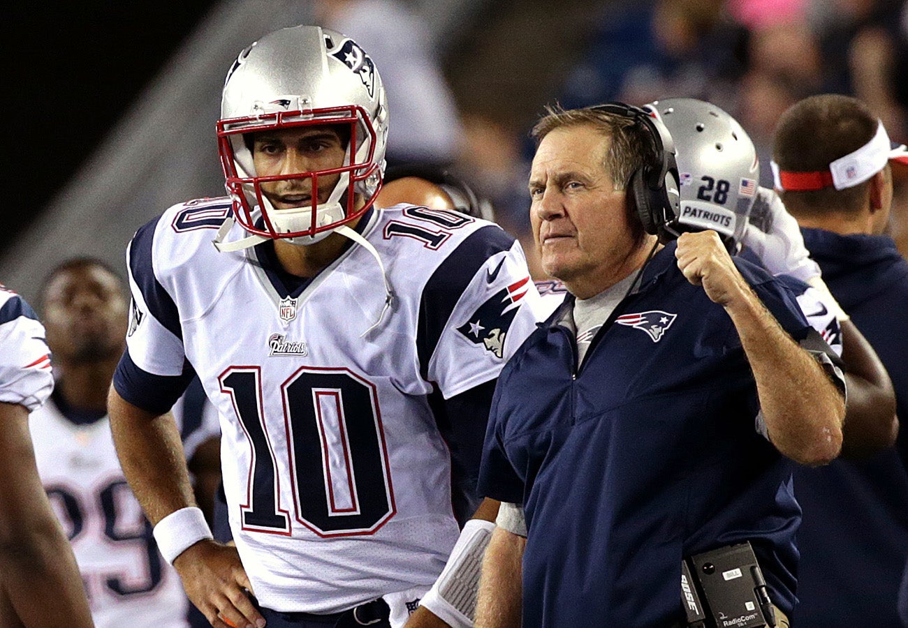 Bill Belichick texted Jimmy Garoppolo after each of his starts with the San  Francisco 49ers