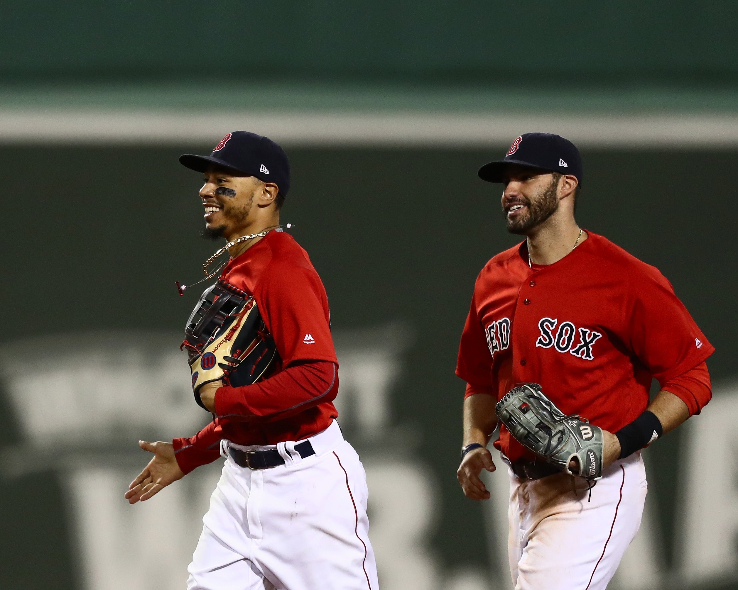 Mookie Betts Boston Red Sox Majestic 2018 World Series Champions