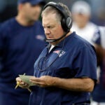 Bill Belichick during Patriots' 2018 preseason.