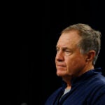 Bill Belichick during a press conference in August, 2018.