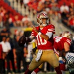 Jimmy Garoppolo during the 2018 preseason.