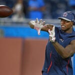 Josh Gordon before the Week 3 game against the Lions.