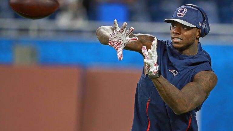 Josh Gordon before the Week 3 game against the Lions.