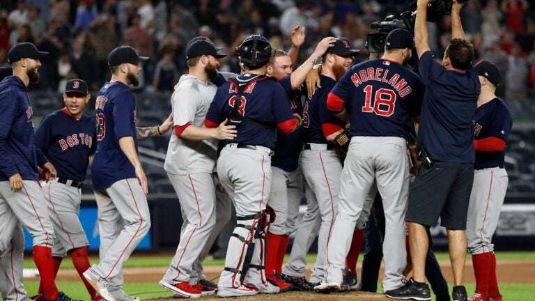 Boston Red Sox at New York Yankees, USA - 20 Sep 2018