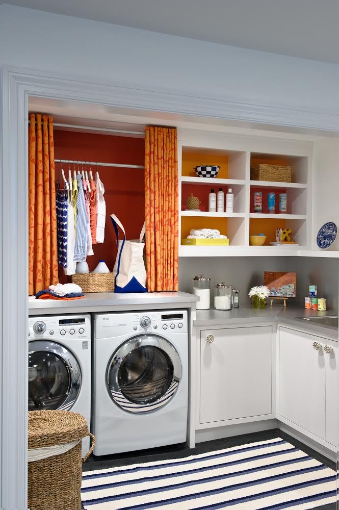 Fresh and Functional Laundry Room - Delish & Decor