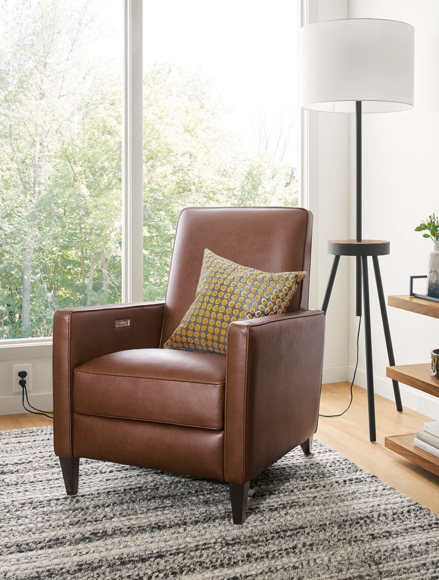 You'll get a charge from this furniture with USB ports and plugs