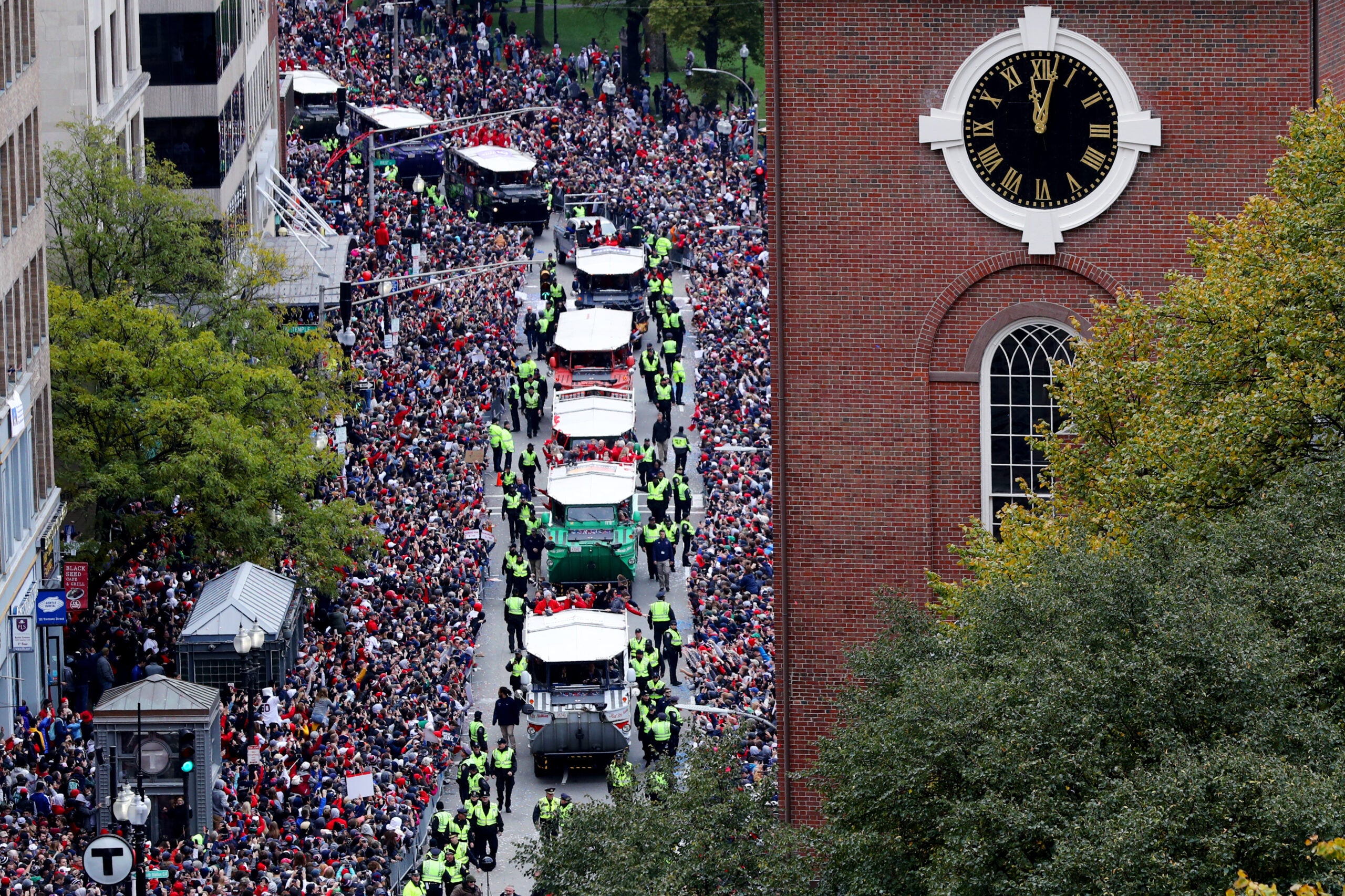 The Very Best Dogs at the 2018 Red Sox Victory Parade