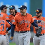 ALDS Astros Indians Baseball