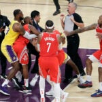 Chris Paul, LeBron James, Rajon Rondo