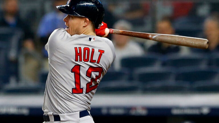 Brock Holt 1st with postseason cycle, as Red Sox rout Yankees