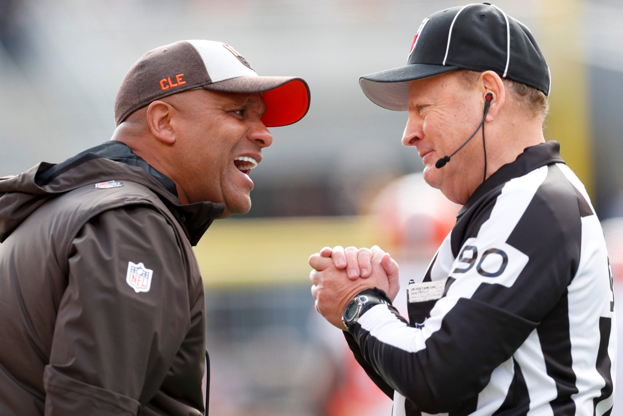 Cleveland Browns fire Hue Jackson after coach records three wins