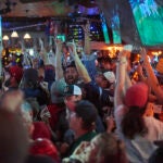 Celebrating at Sonny McLeans