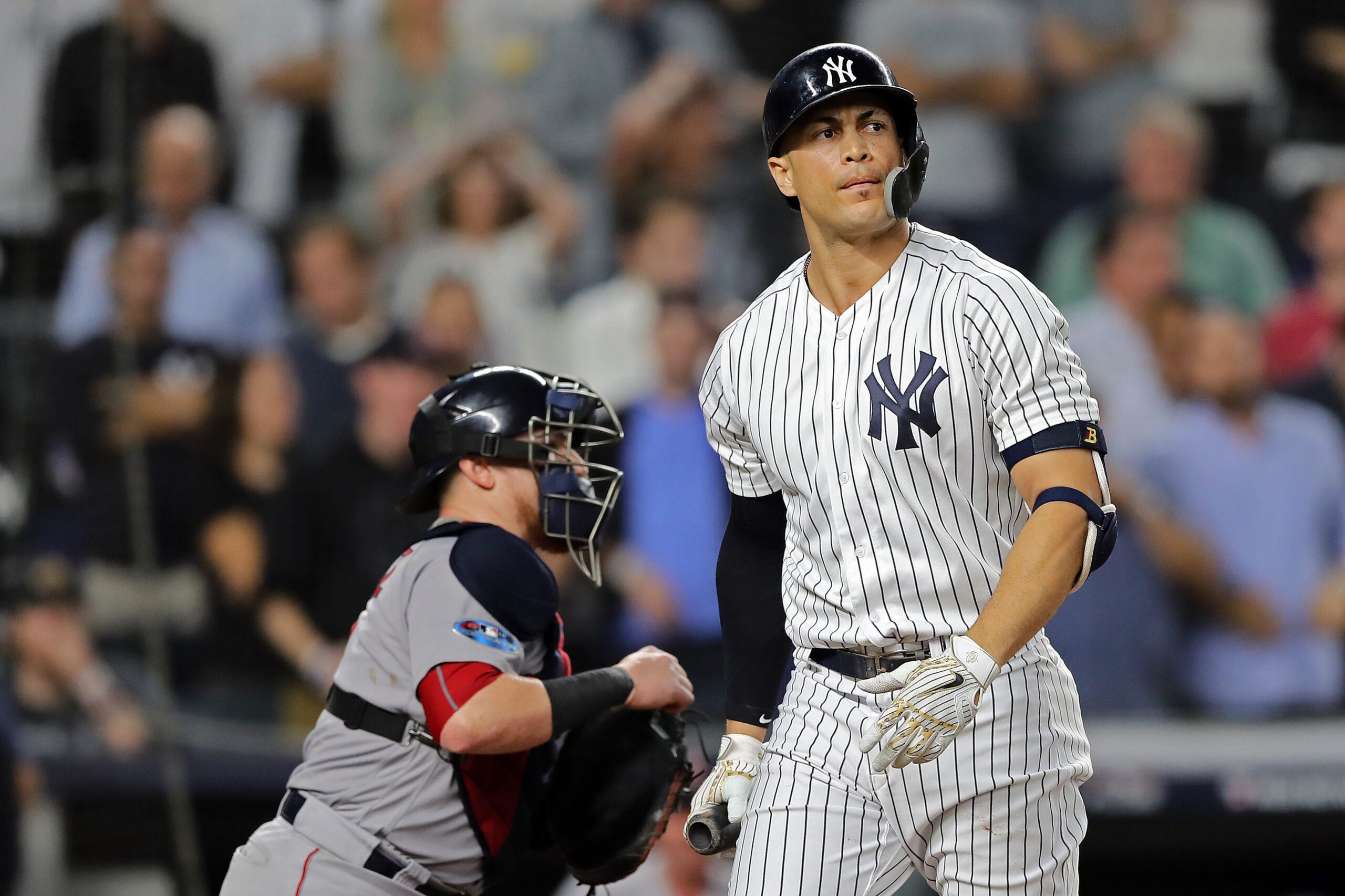 New York media blamed Aaron Boone and Giancarlo Stanton for Yankees ...