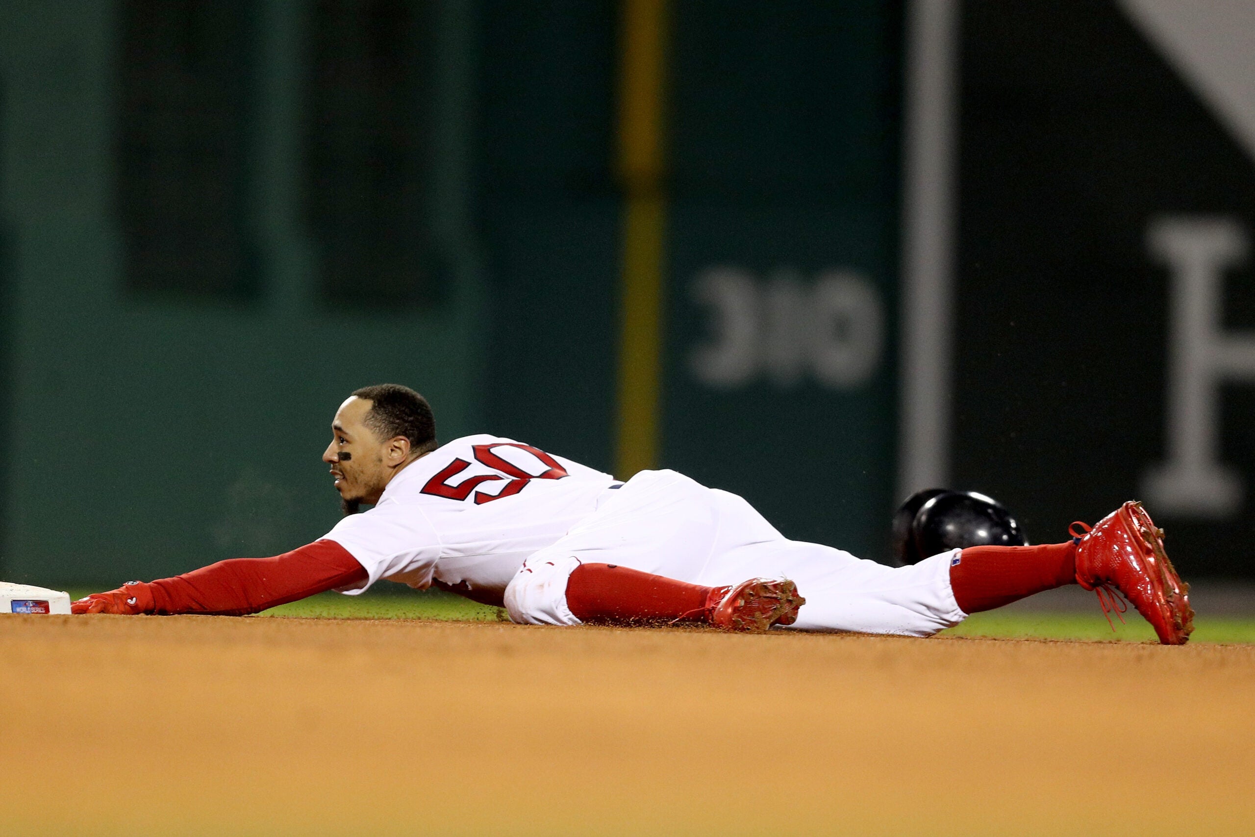 Mookie Betts by Maddie Meyer