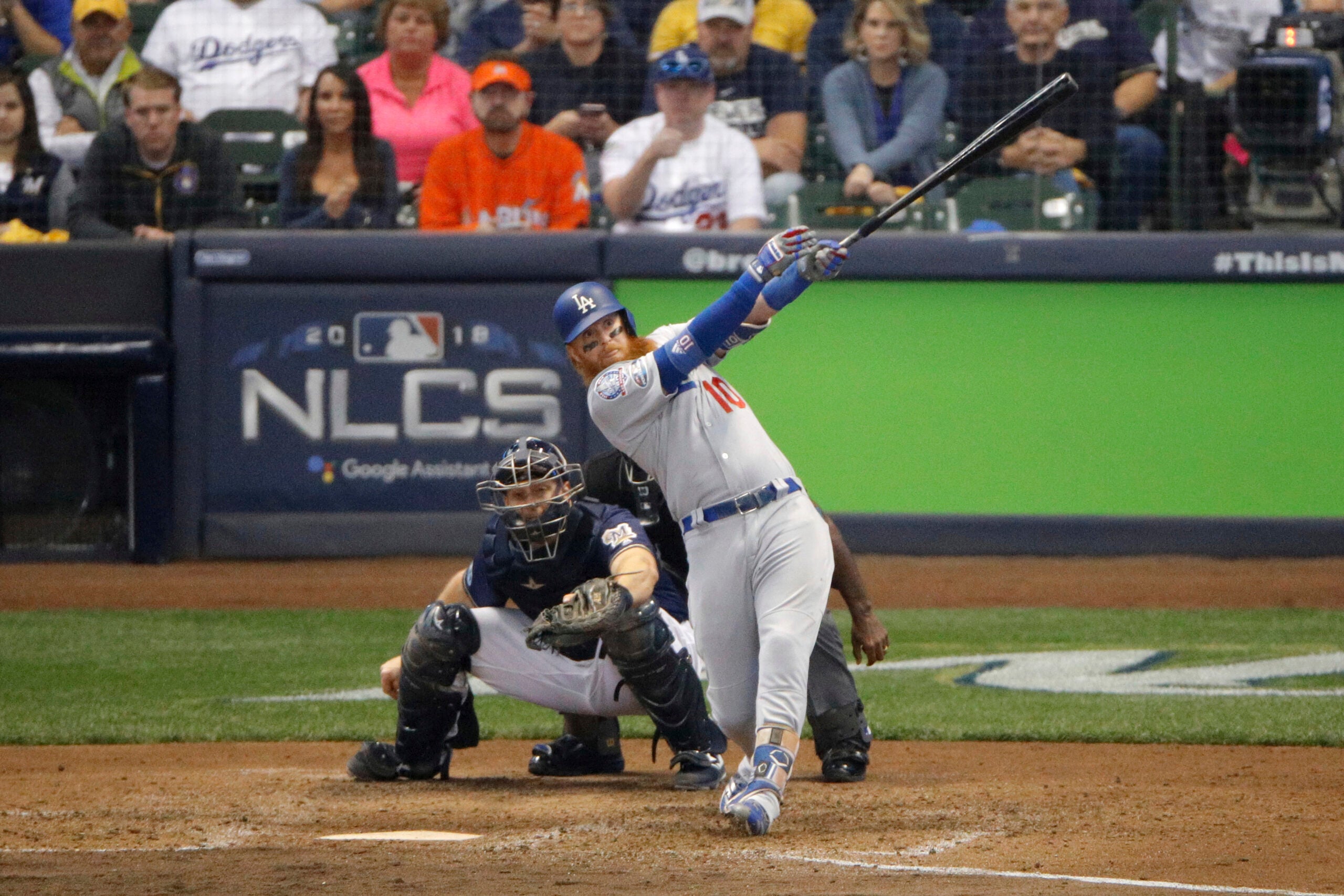 Justin Turner's 3-run walk-off homer gives Dodgers 2-0 NLCS lead