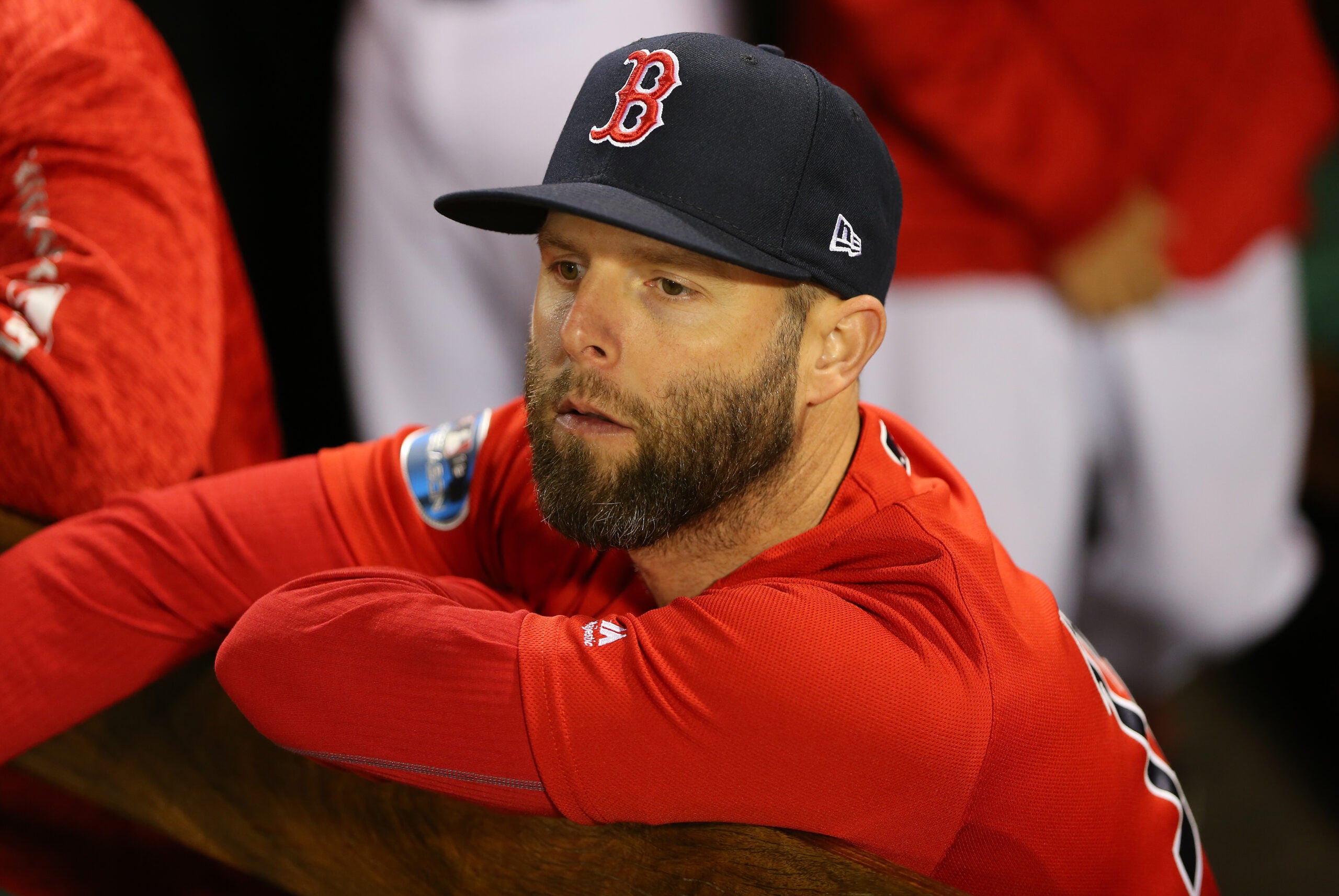 Dustin Pedroia Team Issued 2018 World Series Road Jersey