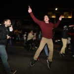 Red Sox fans celebrate
