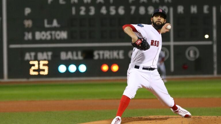 David Price during Game 2 of the World Series.