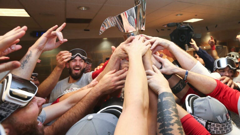 Red Sox ALCS celebration