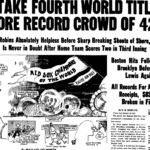 The front page of the Oct. 13, 1916, Boston Daily Globe.