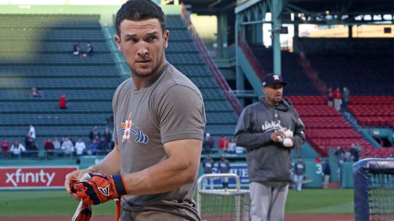 Alex Bregman Game-Used Jersey- MLB Record for Postseason Home Runs by a 3B