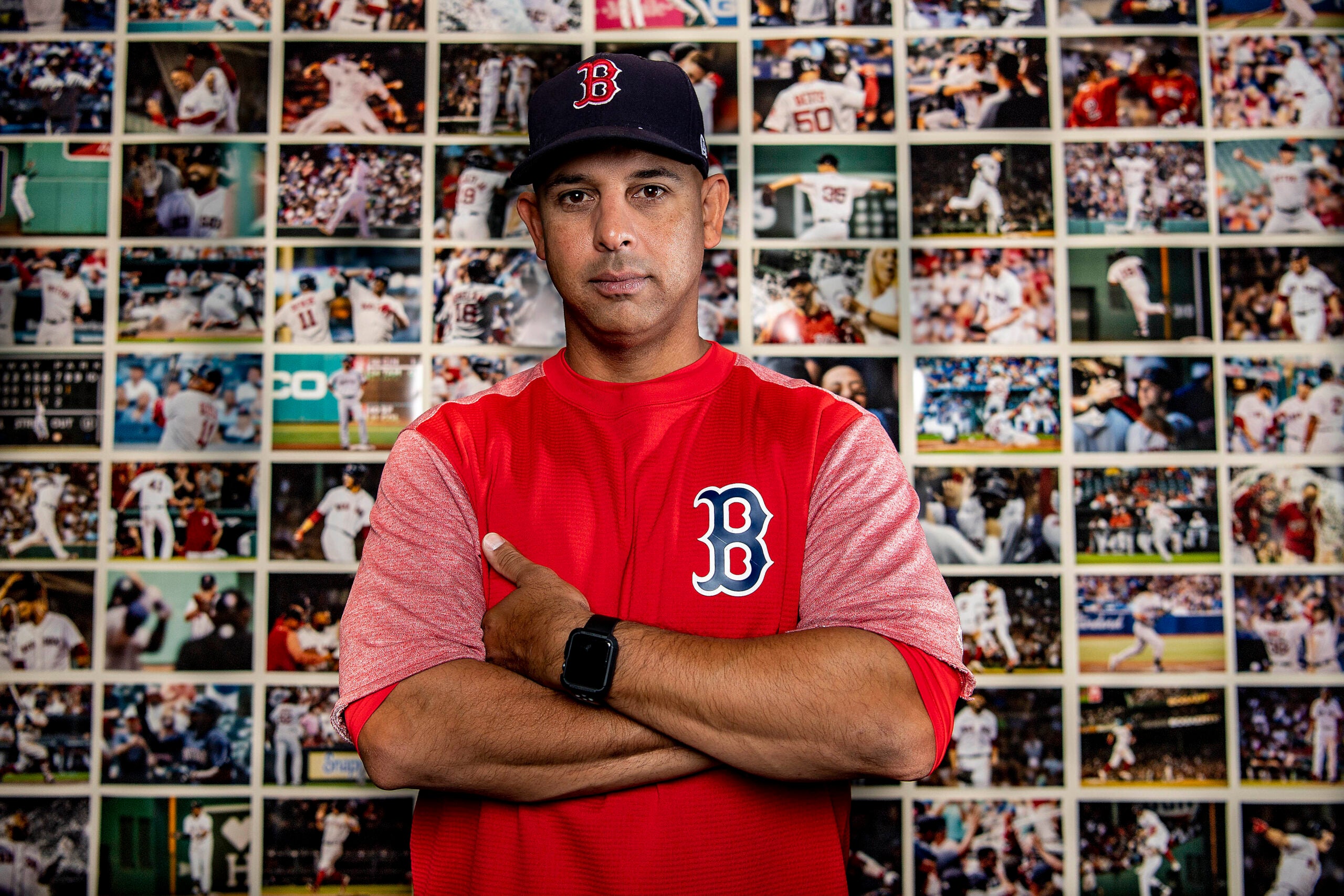Alex Cora's 2018 Wall of Wins being auctioned for Jimmy Fund