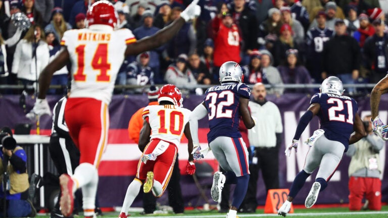 Tyreek Hill Patriots Chiefs