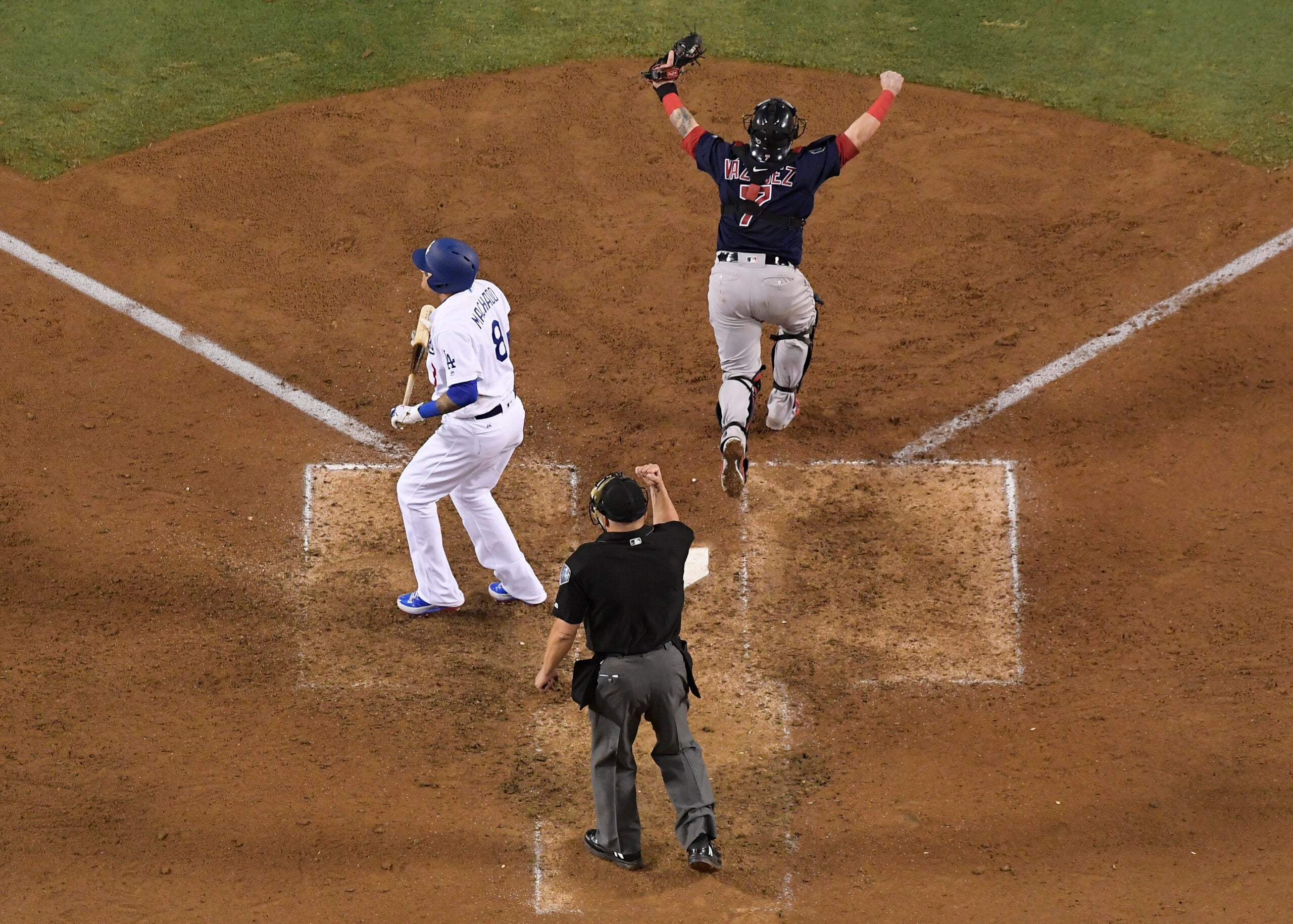 Charlie Baker mocked Manny Machados World Series-ending strikeout