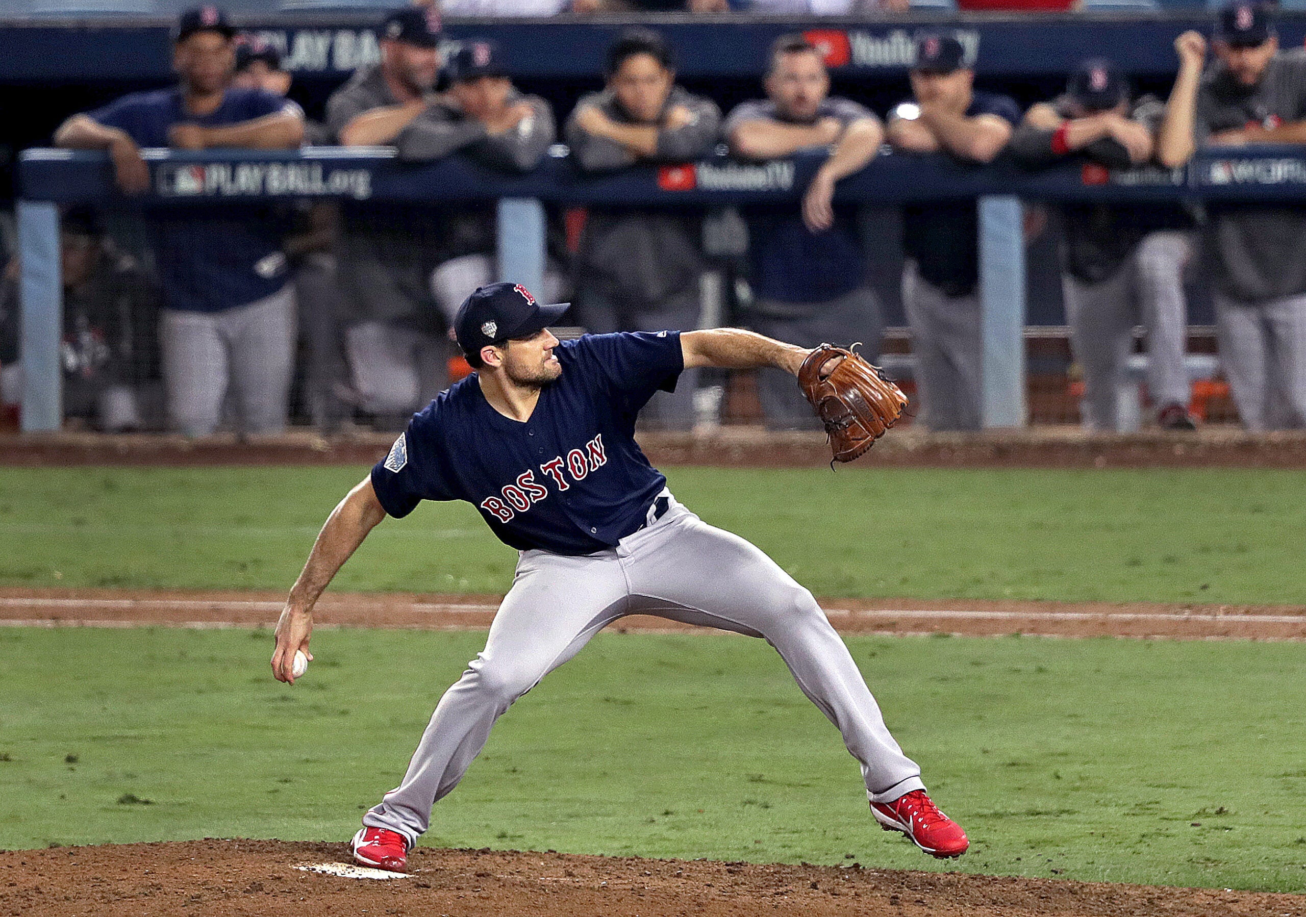 Boston Red Sox's Connor Wong records hit in first MLB at-bat but 'calmness'  catching Nathan Eovaldi was even more impressive 