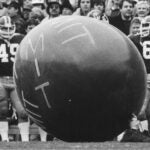 MIT balloon at Harvard / Yale football game. 11-20-82