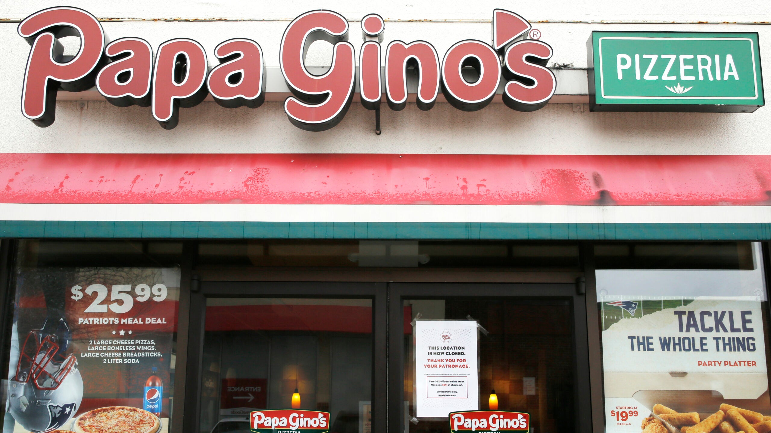 The parent company of Papa Gino's and D'Angelo is filing for Chapter 11