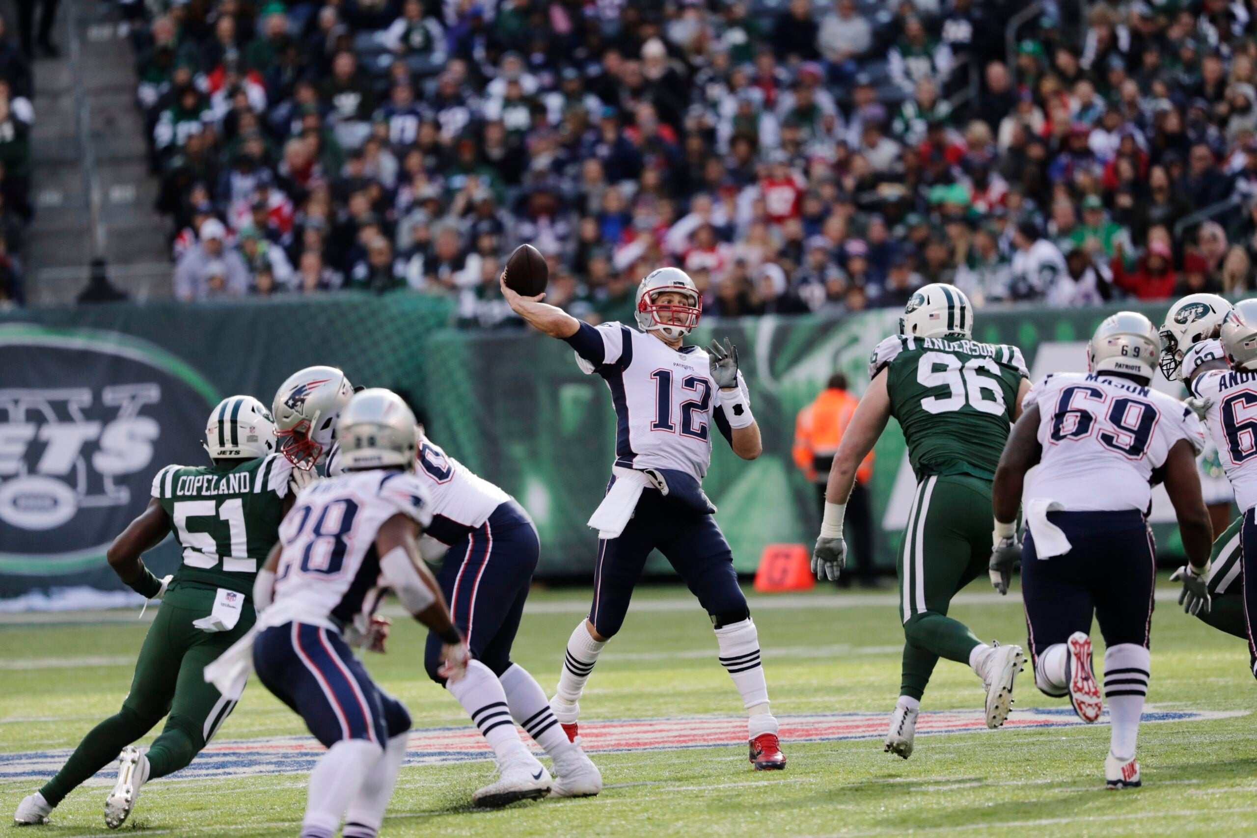 Tom Brady, Sony Michel lead Patriots to win over Jets - The Boston Globe