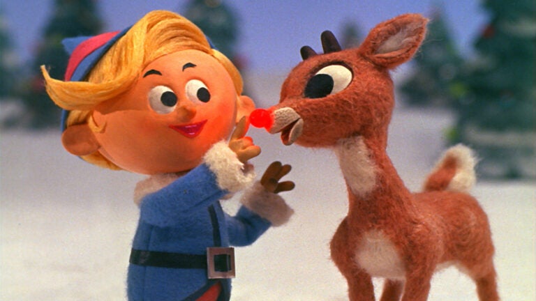 A scene from the 1964 TV special "Rudolph the Red-Nosed Reindeer."