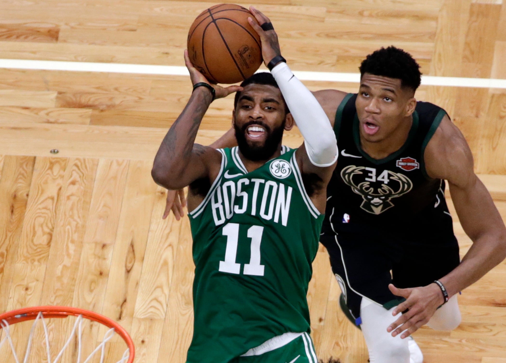 Kyrie Irving presented as a Boston Celtic: I still haven't spoken