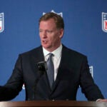 Roger Goodell Patriots NFL Super Bowl