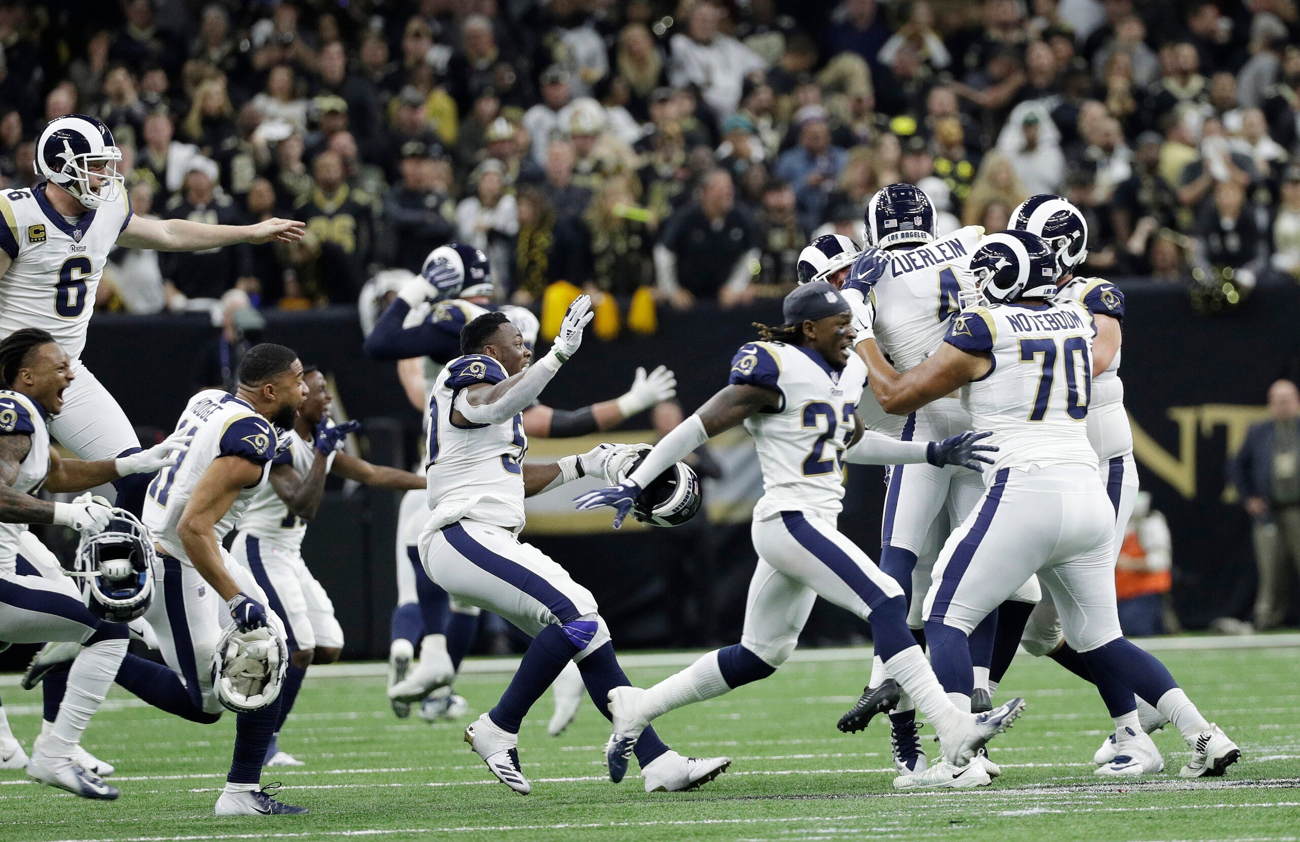 Greg Zuerlein's 57-yard field goal sends Los Angeles Rams to Super Bowl  LIII