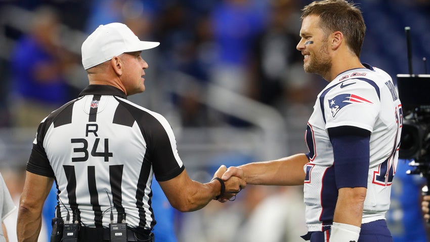 Deflategate official to referee Patriots-Panthers preseason game