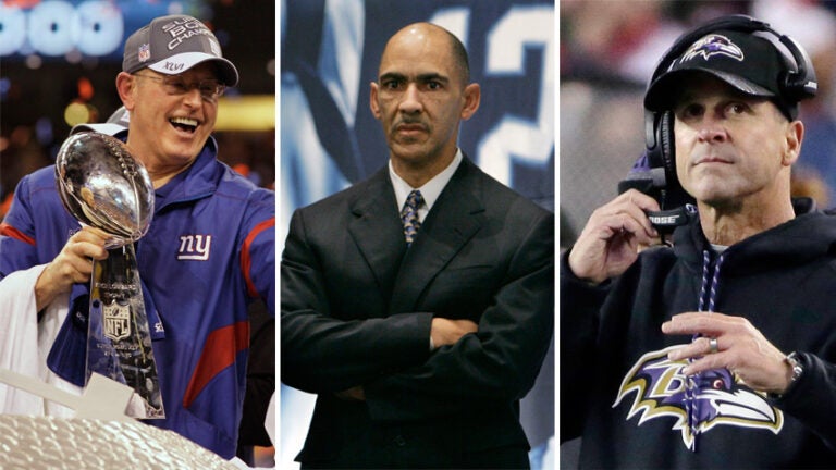 Tom Coughlin, Tony Dungy, John Harbaugh