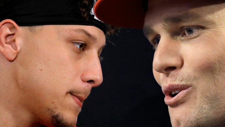 Patrick Mahomes, Tom Brady